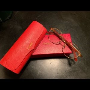 Wood Cartier Frames Glasses